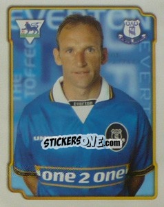 Figurina Dave Watson - Premier League Inglese 1998-1999 - Merlin