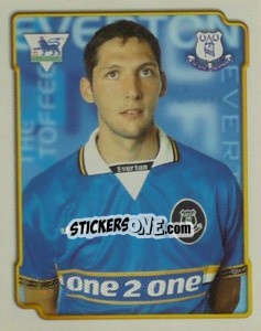 Figurina Marco Materazzi - Premier League Inglese 1998-1999 - Merlin