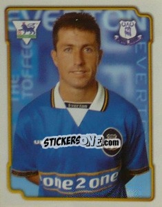 Sticker John Collins - Premier League Inglese 1998-1999 - Merlin