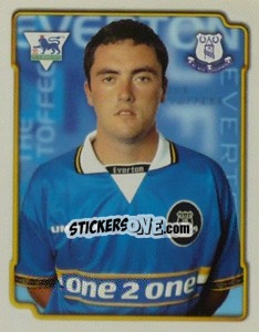 Cromo Danny Williamson - Premier League Inglese 1998-1999 - Merlin