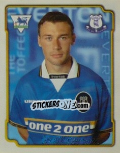Sticker Duncan Ferguson - Premier League Inglese 1998-1999 n. 205 - Merlin