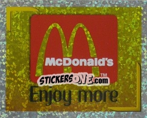 Sticker McDonalds Logo - Premier League Inglese 1998-1999 n. 265 - Merlin