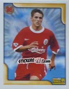 Sticker Michael Owen (Forward of the Year 1998) - Premier League Inglese 1998-1999 - Merlin