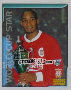 Sticker Paul Ince (World Cup Star) - Premier League Inglese 1998-1999 n. 306 - Merlin