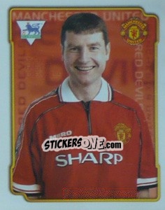 Sticker Denis Irwin - Premier League Inglese 1998-1999 - Merlin