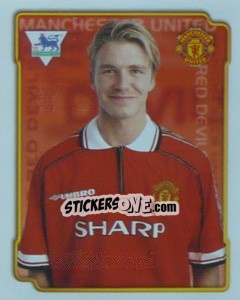 Sticker David Beckham - Premier League Inglese 1998-1999 - Merlin