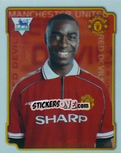 Figurina Andy Cole - Premier League Inglese 1998-1999 - Merlin