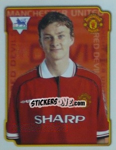 Sticker Ole Gunnar Solskjaer - Premier League Inglese 1998-1999 n. 327 - Merlin