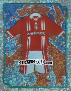 Figurina Home Kit - Premier League Inglese 1998-1999 - Merlin