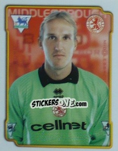 Sticker Mark Schwarzer - Premier League Inglese 1998-1999 n. 340 - Merlin