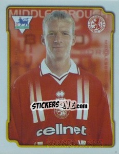 Figurina Robbie Mustoe - Premier League Inglese 1998-1999 - Merlin