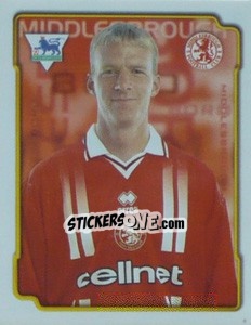 Figurina Robbie Mustoe - Premier League Inglese 1998-1999 n. 348 - Merlin