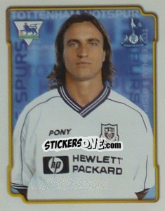 Sticker David Ginola - Premier League Inglese 1998-1999 - Merlin