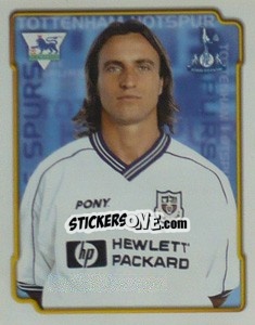 Sticker David Ginola - Premier League Inglese 1998-1999 n. 481 - Merlin