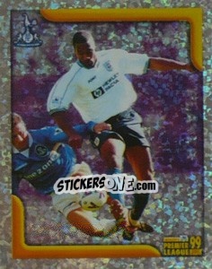 Sticker Les Ferdinand (Key Player) - Premier League Inglese 1998-1999 n. 490 - Merlin