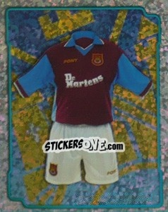 Figurina Home Kit - Premier League Inglese 1998-1999 - Merlin