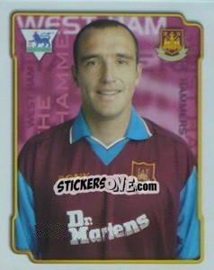 Cromo Javier Margas - Premier League Inglese 1998-1999 - Merlin