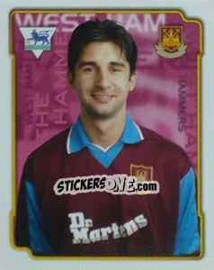 Figurina Paul Kitson - Premier League Inglese 1998-1999 - Merlin