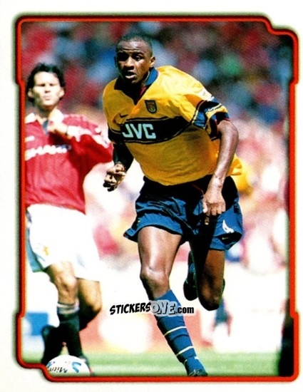 Cromo Vieira (Arsenal) - Premier League Inglese 1998-1999 n. T8 - Merlin