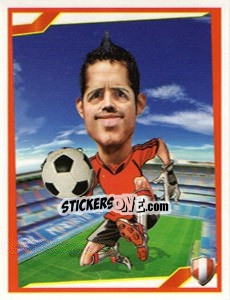 Sticker Raul Fernandez - Berlin Clasificatorias Mundial 2014 n. 5 - Editorial Berlin