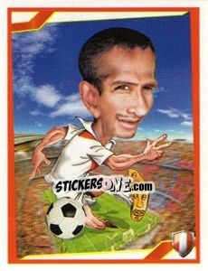 Sticker William Chiroque - Berlin Clasificatorias Mundial 2014 n. 6 - Editorial Berlin