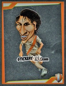 Sticker Paolo Guerrero - Berlin Clasificatorias Mundial 2014 n. 7 - Editorial Berlin