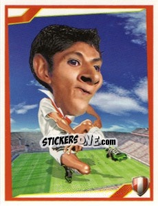 Sticker Raul Ruidiaz - Berlin Clasificatorias Mundial 2014 n. 9 - Editorial Berlin