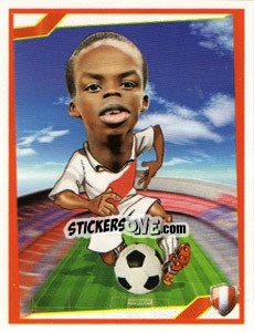 Sticker Luis Advincula - Berlin Clasificatorias Mundial 2014 n. 10 - Editorial Berlin