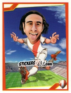 Sticker Claudio Pizarro - Berlin Clasificatorias Mundial 2014 n. 13 - Editorial Berlin
