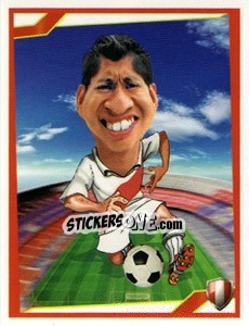 Sticker Rinaldo Cruzado - Berlin Clasificatorias Mundial 2014 n. 15 - Editorial Berlin