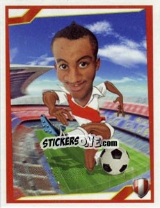 Sticker Andre Carrillo - Berlin Clasificatorias Mundial 2014 n. 18 - Editorial Berlin
