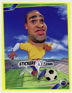 Sticker Adriano - Berlin Clasificatorias Mundial 2014 n. 19 - Editorial Berlin