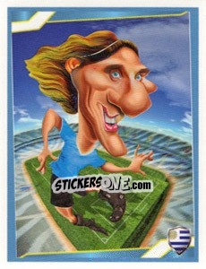 Sticker Diego Forlan - Berlin Clasificatorias Mundial 2014 n. 37 - Editorial Berlin