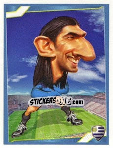 Sticker Sebastian Abreu - Berlin Clasificatorias Mundial 2014 n. 39 - Editorial Berlin