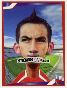 Sticker Mauricio Isla - Berlin Clasificatorias Mundial 2014 n. 45 - Editorial Berlin