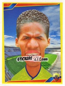Sticker Antonio Valencia - Berlin Clasificatorias Mundial 2014 n. 56 - Editorial Berlin