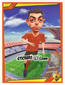 Sticker Xavi Hernandez - Berlin Clasificatorias Mundial 2014 n. 62 - Editorial Berlin