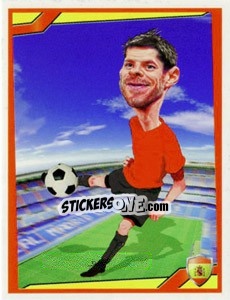 Sticker Xabi Alonso - Berlin Clasificatorias Mundial 2014 n. 64 - Editorial Berlin