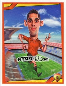Sticker Alvaro Arbeloa - Berlin Clasificatorias Mundial 2014 n. 69 - Editorial Berlin