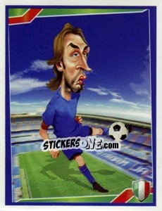 Sticker Andrea Pirlo - Berlin Clasificatorias Mundial 2014 n. 71 - Editorial Berlin