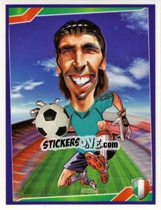 Sticker Gianluigi Buffon - Berlin Clasificatorias Mundial 2014 n. 72 - Editorial Berlin