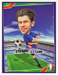 Sticker Antonio Cassano - Berlin Clasificatorias Mundial 2014 n. 77 - Editorial Berlin