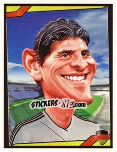 Sticker Mario Gomez - Berlin Clasificatorias Mundial 2014 n. 78 - Editorial Berlin