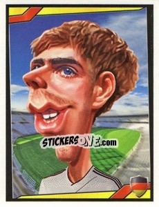 Sticker Philipp Lahm - Berlin Clasificatorias Mundial 2014 n. 83 - Editorial Berlin