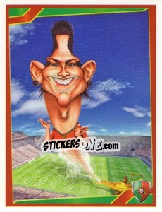 Sticker Cristiano Ronaldo - Berlin Clasificatorias Mundial 2014 n. 107 - Editorial Berlin