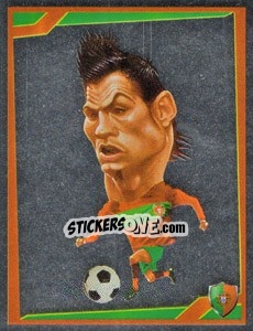 Sticker Cristiano Ronaldo - Berlin Clasificatorias Mundial 2014 n. 108 - Editorial Berlin