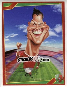 Sticker Cristiano Ronaldo - Berlin Clasificatorias Mundial 2014 n. 110 - Editorial Berlin