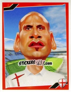 Sticker Rio Ferdinand - Berlin Clasificatorias Mundial 2014 n. 113 - Editorial Berlin