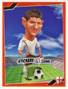 Sticker Steven Gerrard - Berlin Clasificatorias Mundial 2014 n. 116 - Editorial Berlin