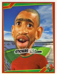 Sticker Jose Bosingwa - Berlin Clasificatorias Mundial 2014 n. 120 - Editorial Berlin